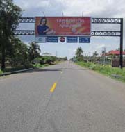 billboard in cambodia