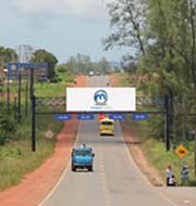 billboard in cambodia