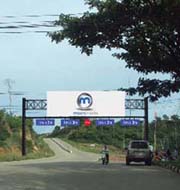 billboard in cambodia