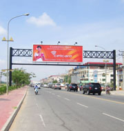 billboard in cambodia